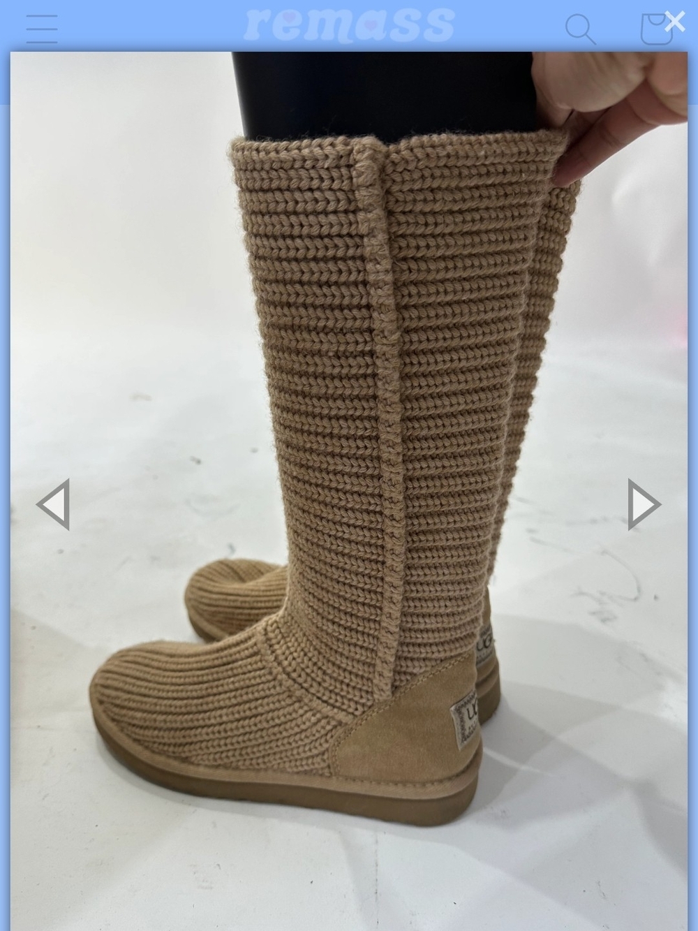 Classic Ugg Woven Knit Boot